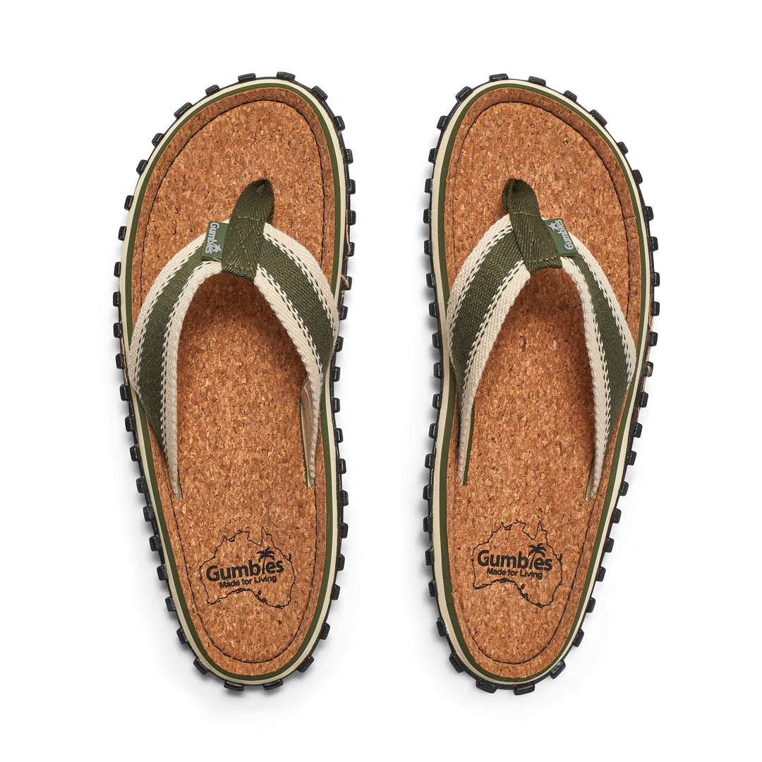 Corker - Thongs - Men's - Khaki