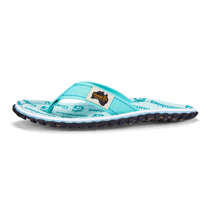 Islander Thongs - Women's - Mint Multi Logo