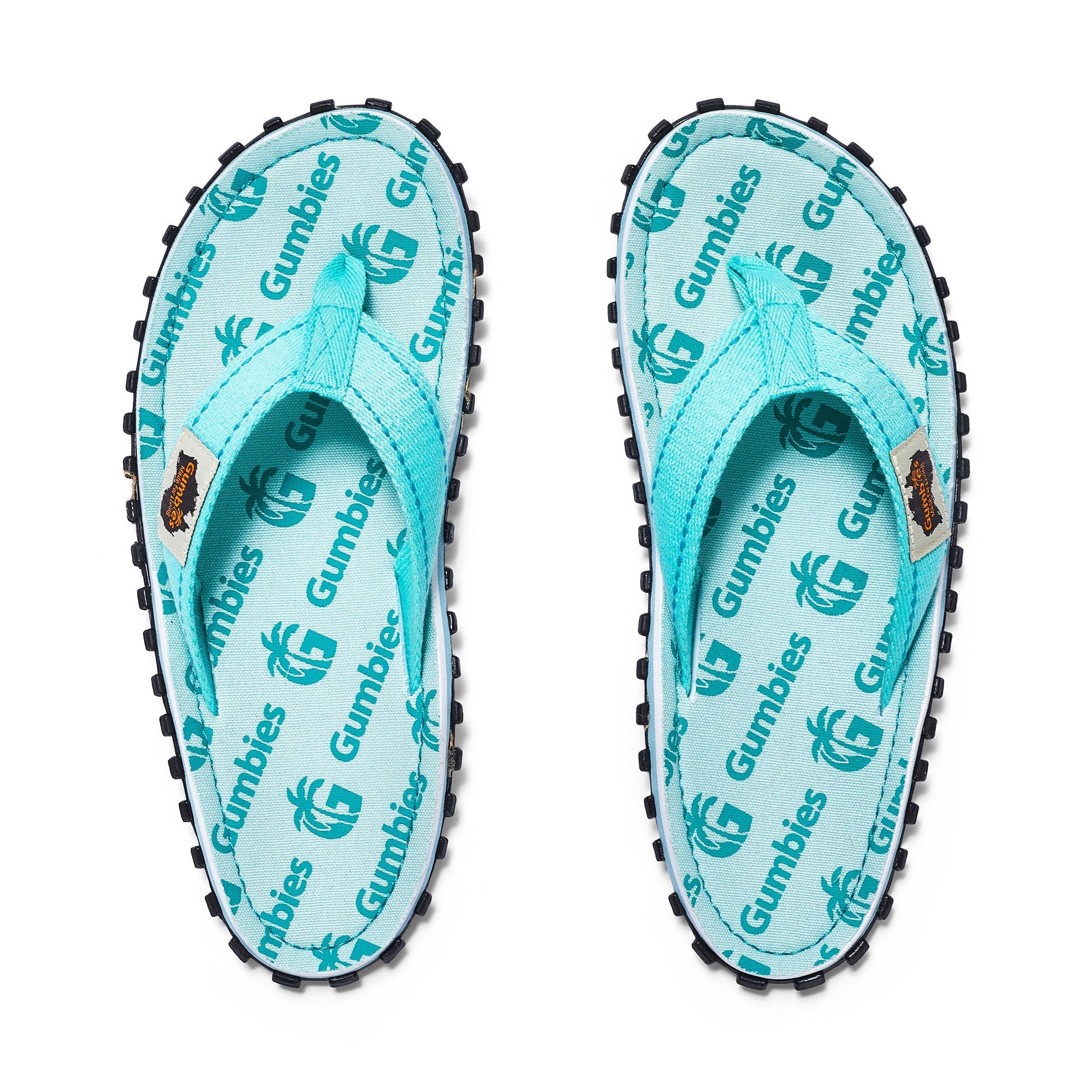 Islander Thongs - Women's - Mint Multi Logo