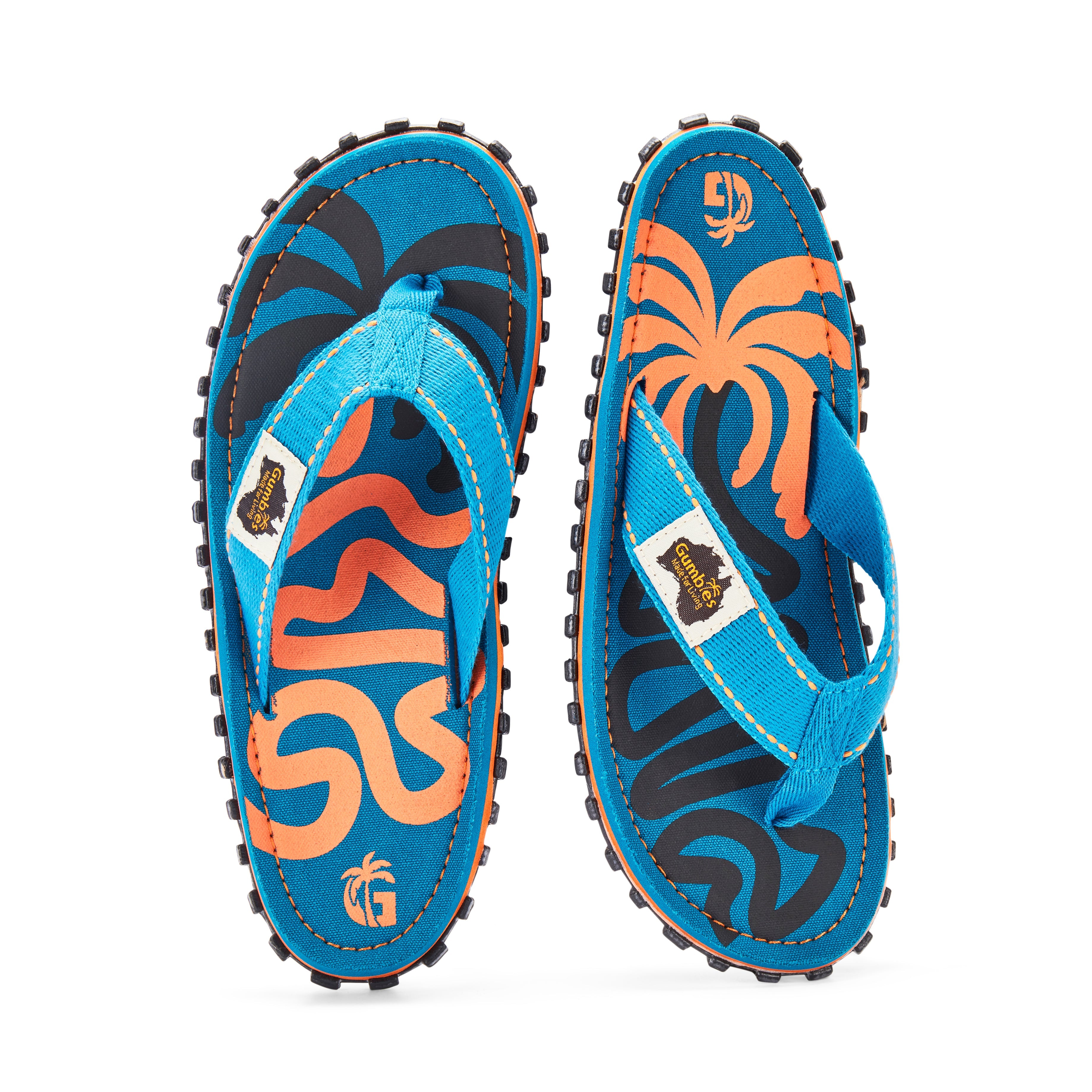 Islander Thongs - Women's - Blue Palmetto