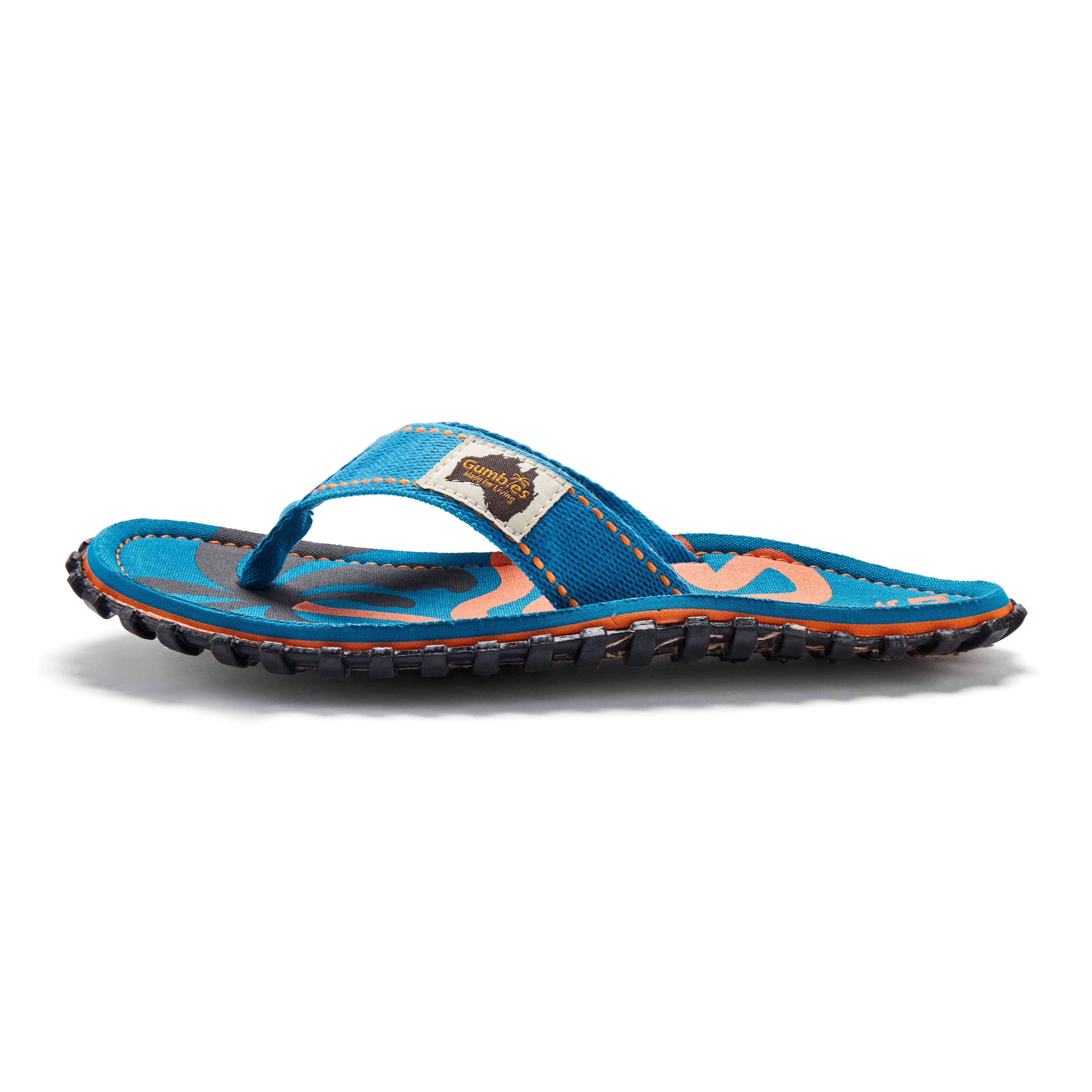 Islander Thongs - Men's - Blue Palmetto
