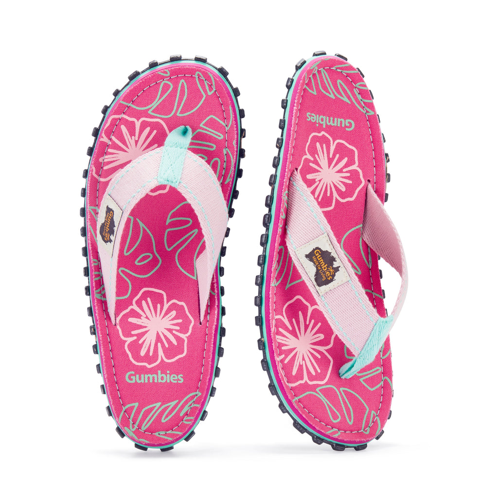 Islander Thongs - Women's - Blush Hibiscus