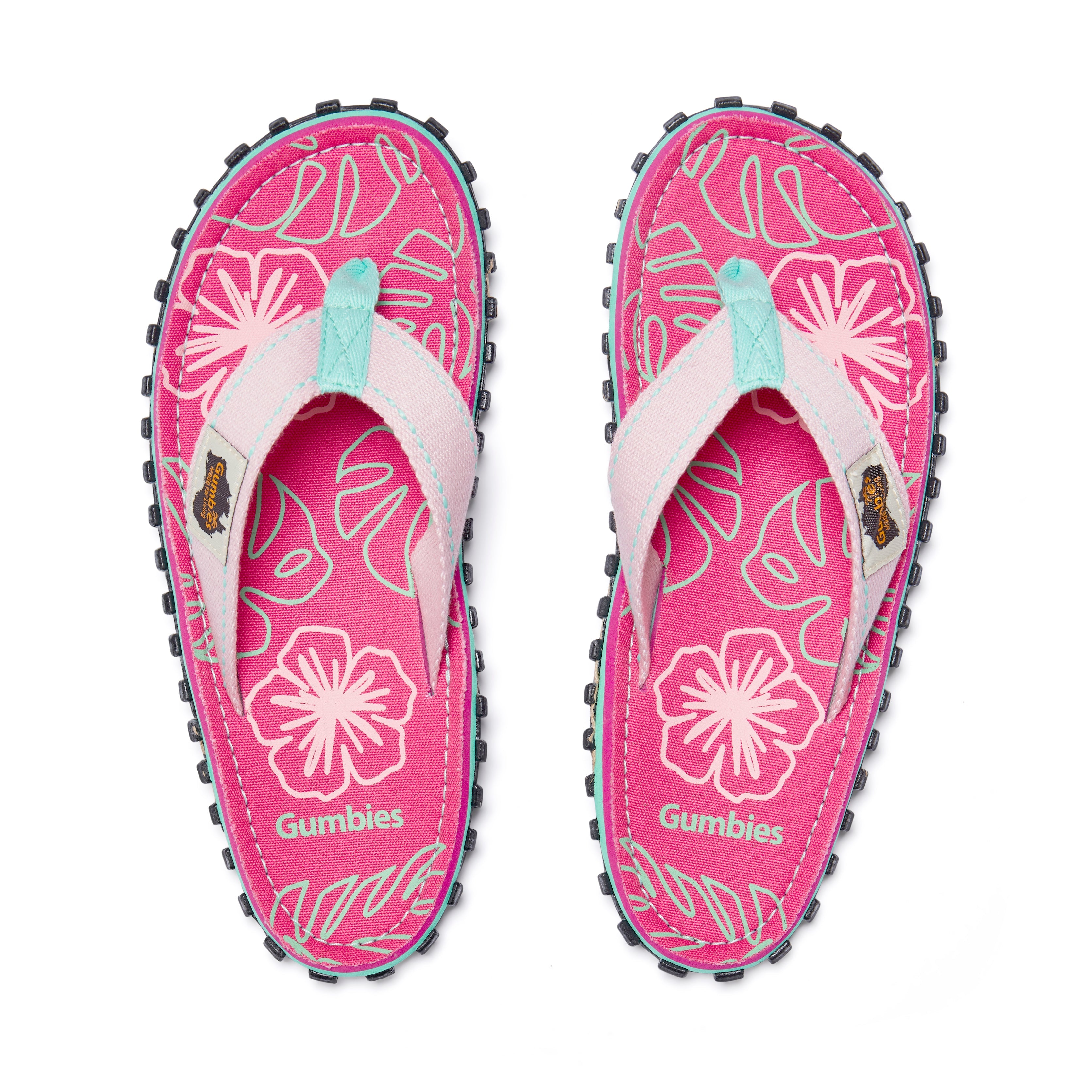 Islander Thongs - Women's - Blush Hibiscus