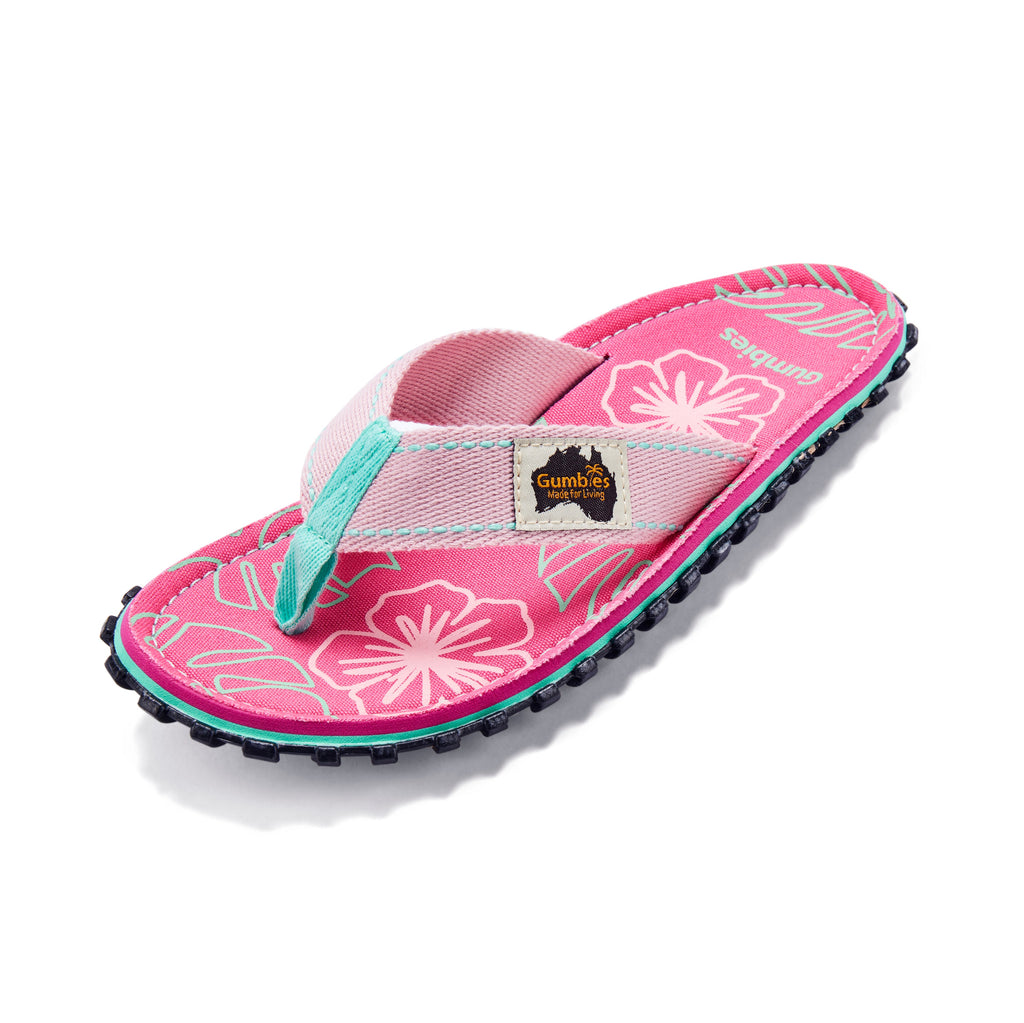 Islander Thongs - Women's - Blush Hibiscus