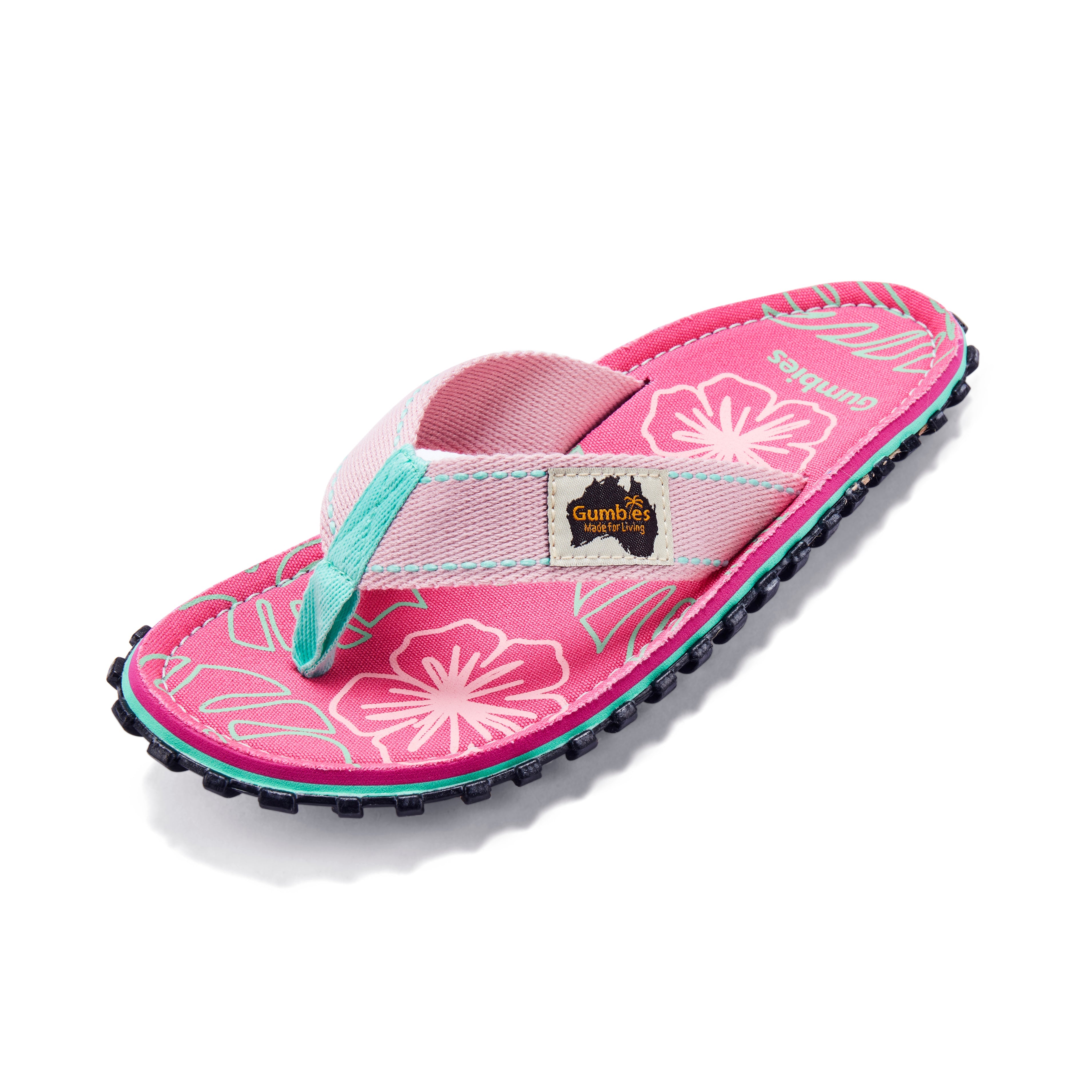 Islander Thongs - Women's - Blush Hibiscus