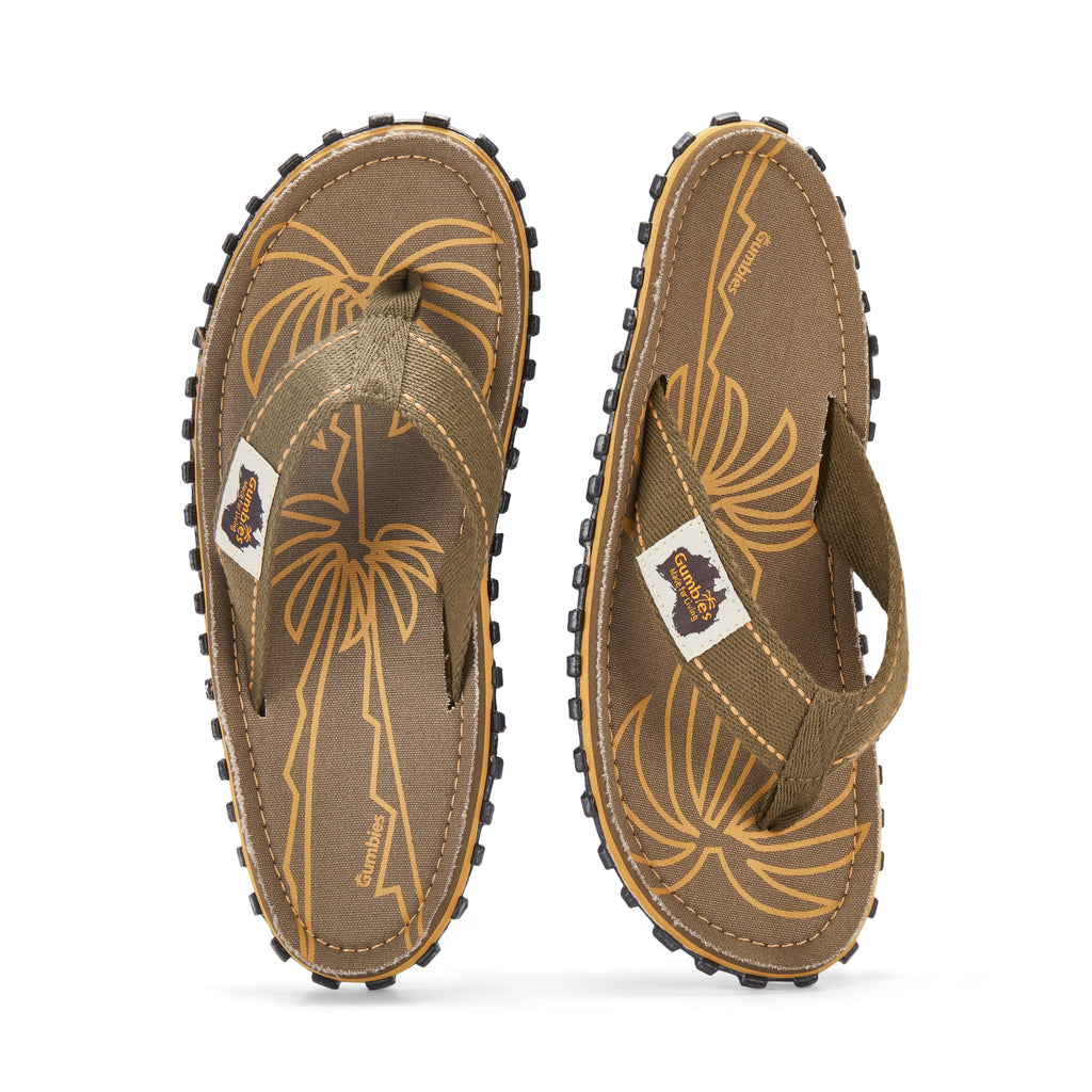 Islander Thongs - Men's - Palm Leaf Khaki