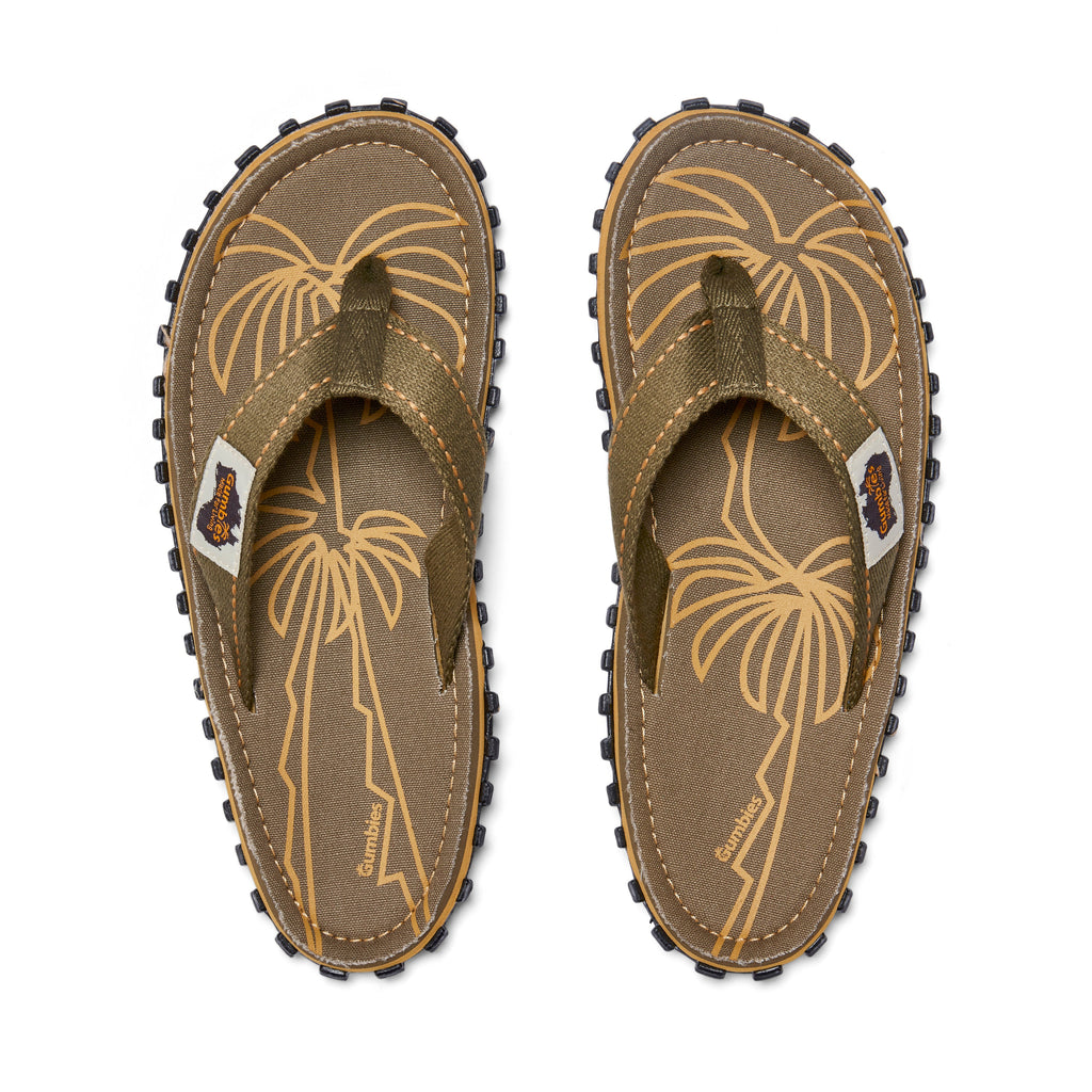 Islander Thongs - Men's - Palm Leaf Khaki