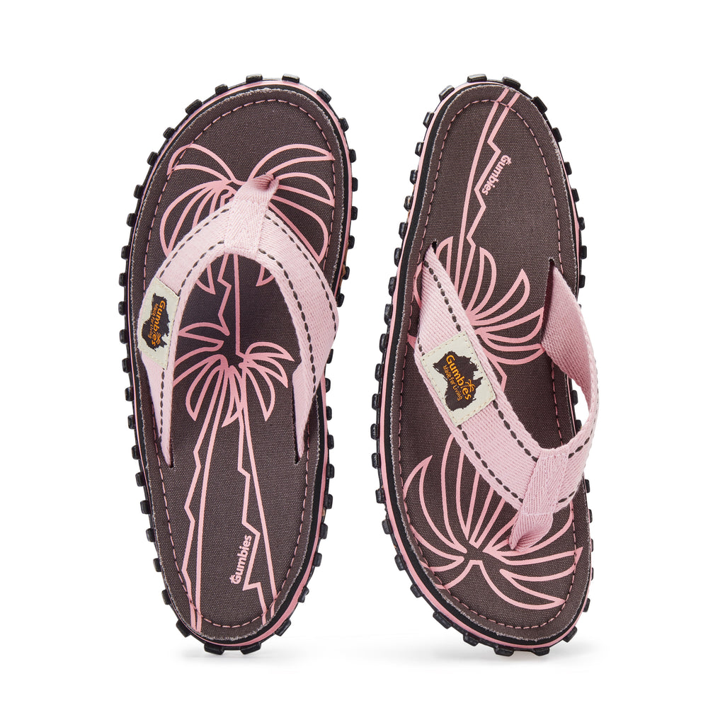 Islander Thongs - Women's - Palm Leaf Grey