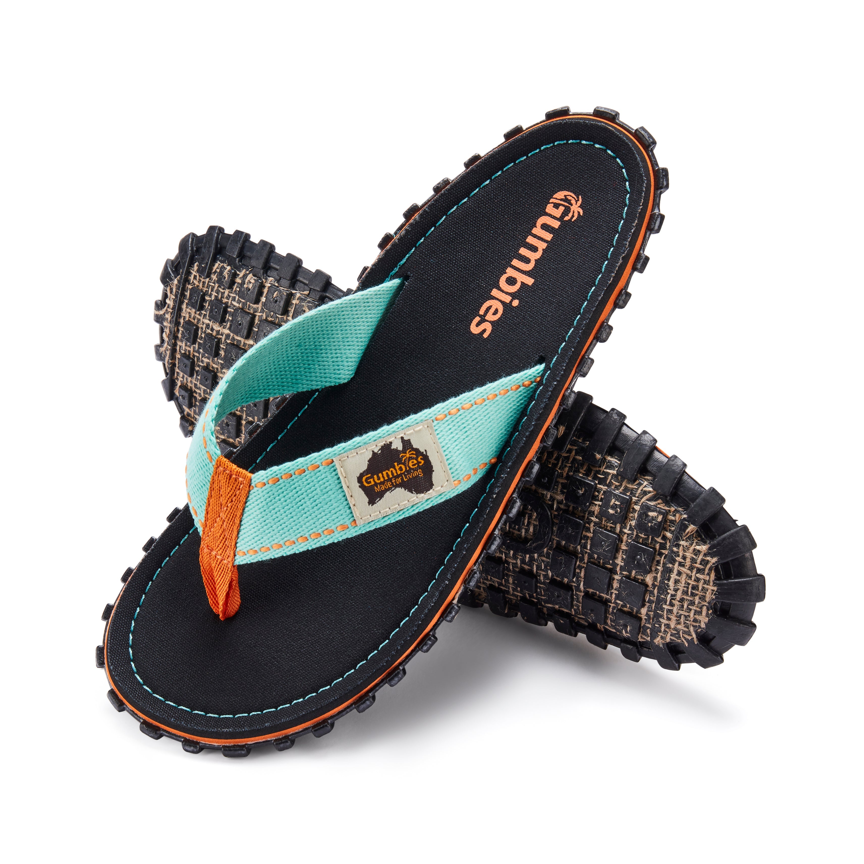Islander Thongs - Women's - Tricolor Black