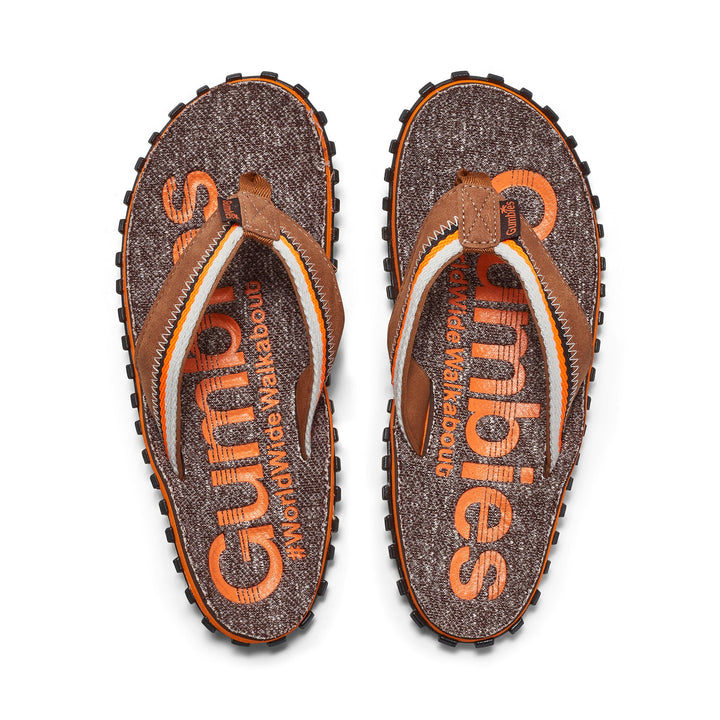 Cairns - Thongs - Men's - Orange