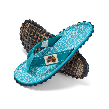 Islander Thongs - Women's - Turquoise Swirls
