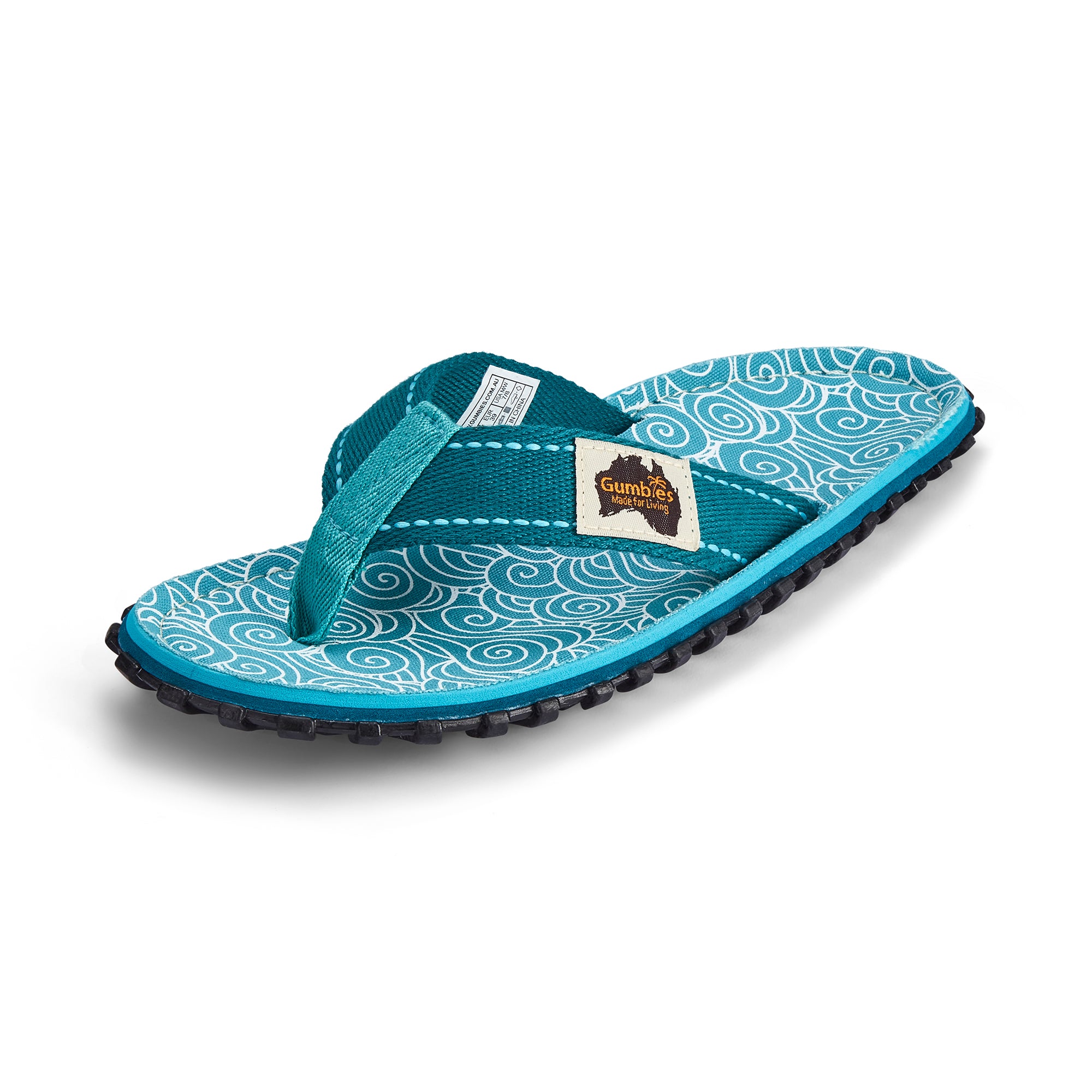 Islander Thongs - Women's - Turquoise Swirls