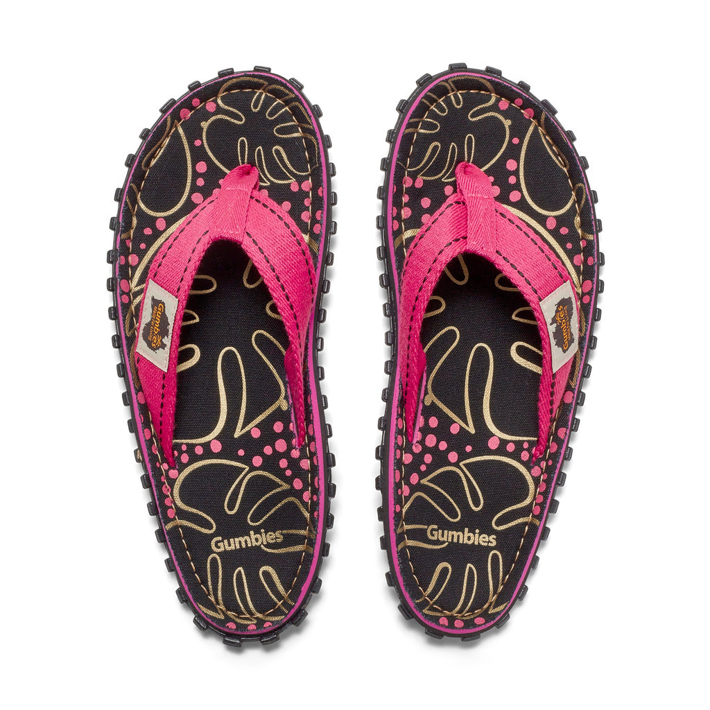 Islander Thongs - Women's - Tropical Black