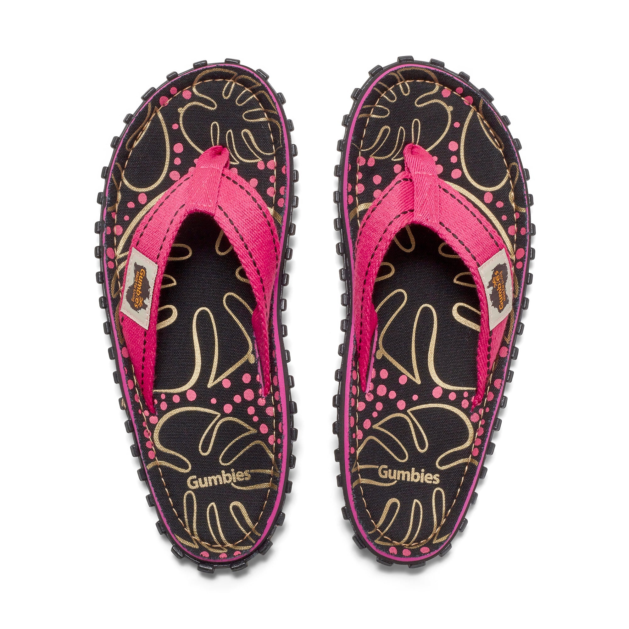 Islander Thongs - Women's - Tropical Black