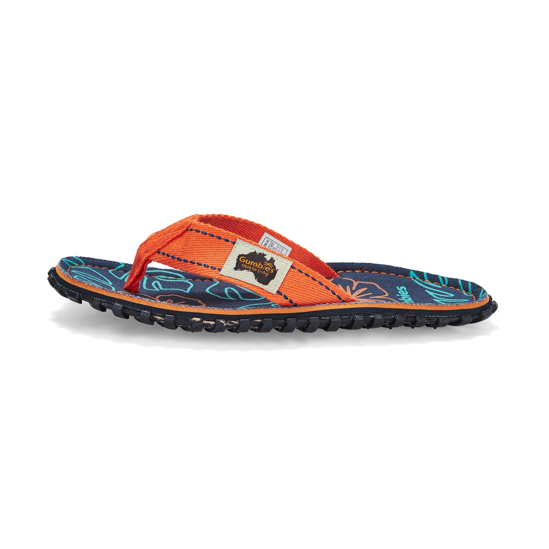 Islander Thongs - Women's - Orange Hibiscus