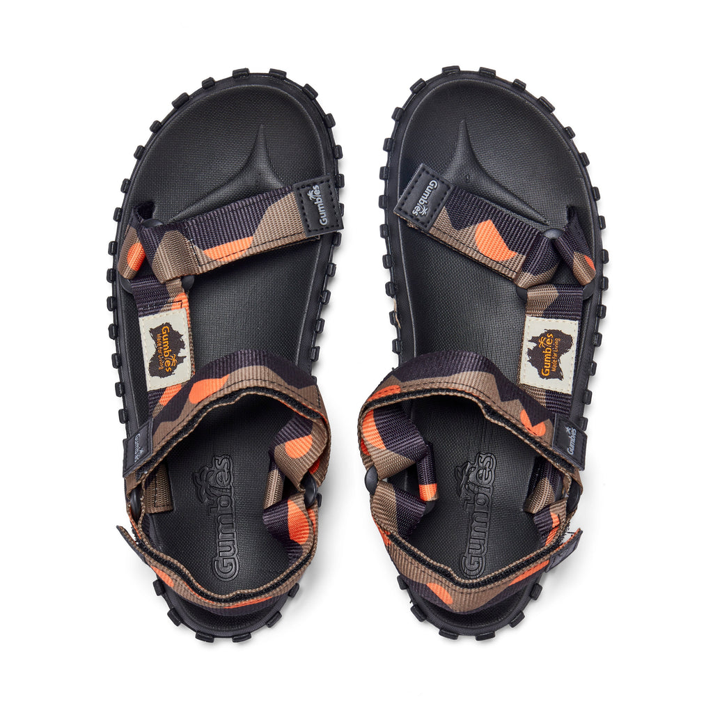 Scrambler Sandals - Men's - Khaki & Orange