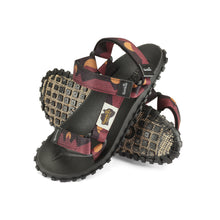 Scrambler Sandals - Men's - Burgundy & Orange
