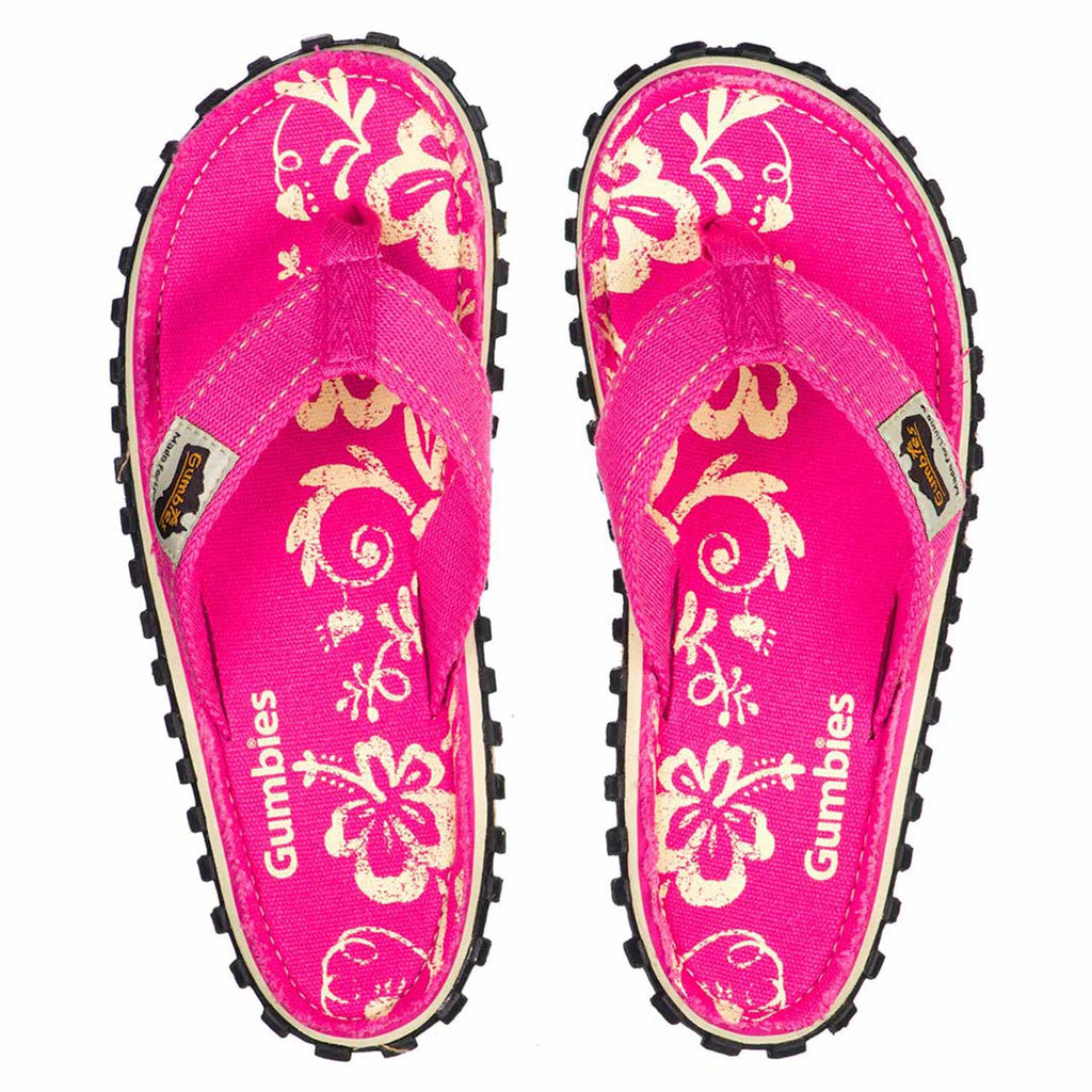 Islander Thongs - Women's - Pink Hibiscus